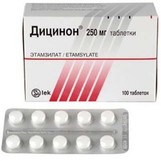 Дицинон таб 250мг №100(Этамзилат)