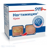 911 ногтимицин крем д/размягчения и удаления ногтя  30мл