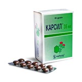 Карсил драже 35мг №80(Расторопши пятнистой плодов экстракт)