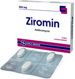 Зиромин таб 500мг №3 (Азитромицин)