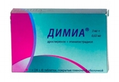 Димиа таб п/о №28  (Этинилэстрадиол+дроспиренон)